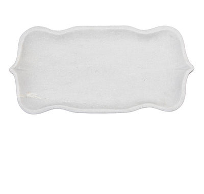White Marble Oval Platter