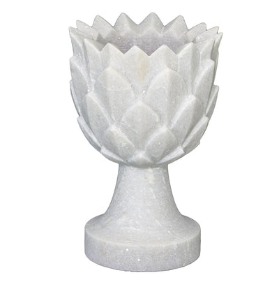 White Marble Pineapple Pot