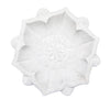 White Marble Urli Flower Platter, Large