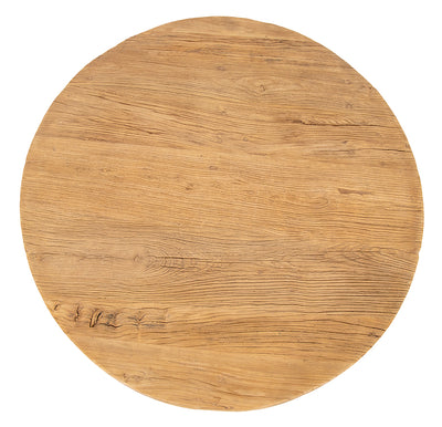 Grace Round Dining Table, Antique Natural Recycled Elm