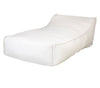 'Reef' Outdoor Fabric Sun Bed, White