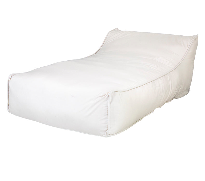 Reef : Outdoor Fabric Sun Bed, White