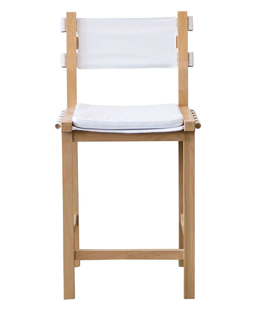 Isabella : Bar Stool, White