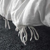 French Linen Duvet Cover - White