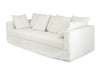 "Coral" Outdoor Three Seater Sofa, White