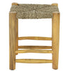 'Susil' Low Seagrass Stool, Natural