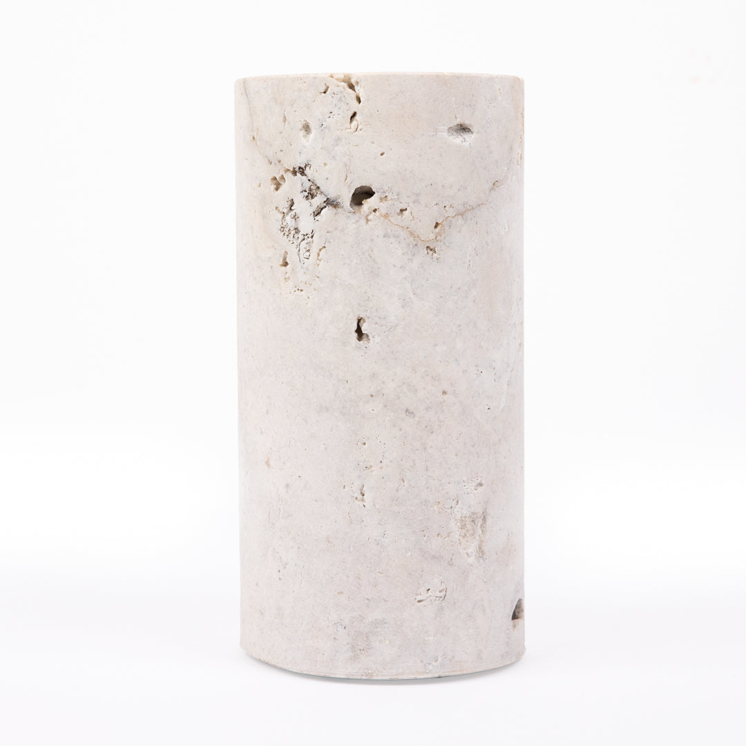 Caru : Coral Candleholder Large 12cm diam x 34cm h