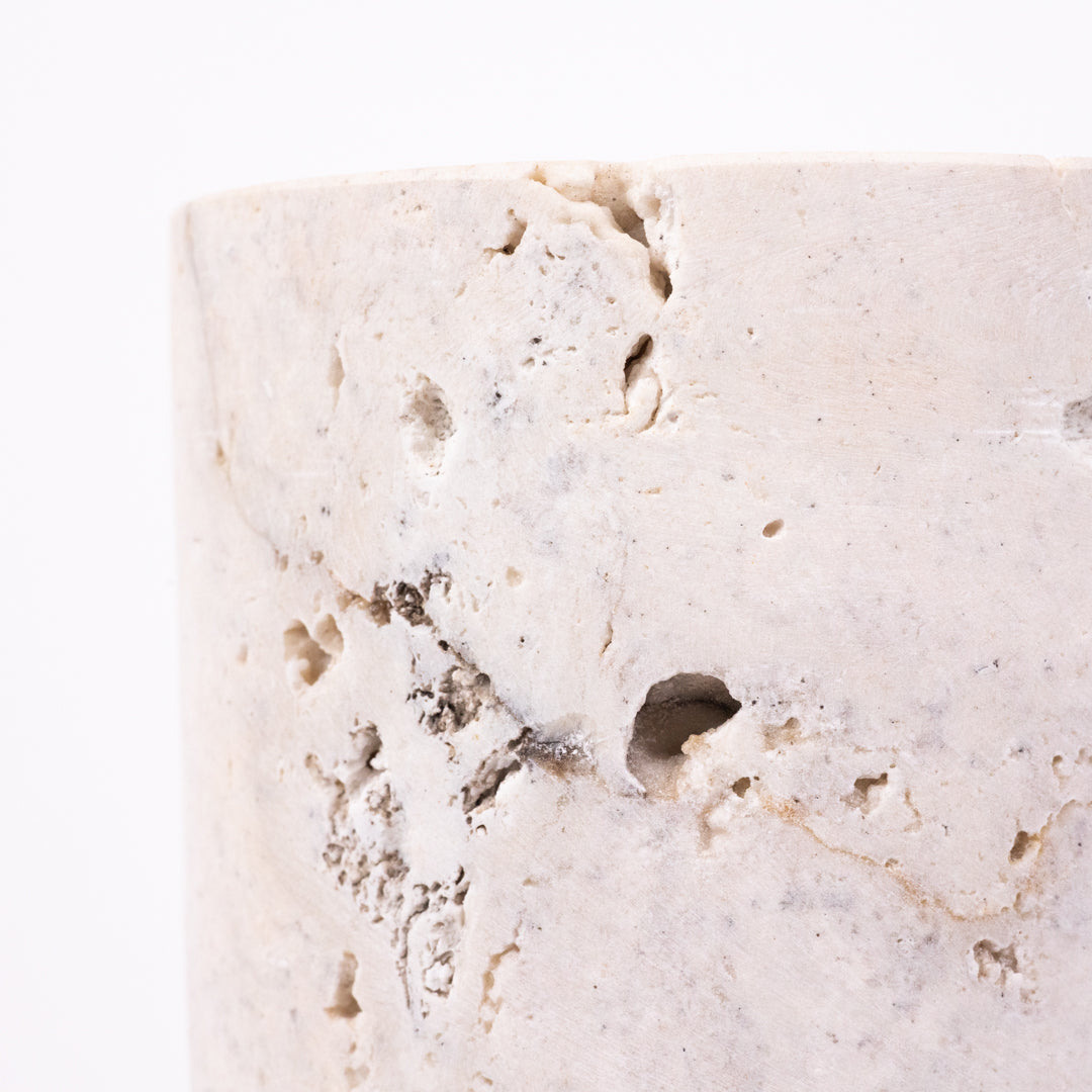 Caru : Coral Candleholder Large 12cm diam x 34cm h