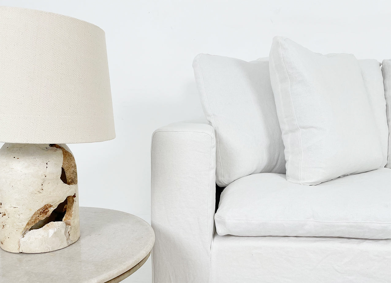 Zuri Mountain Stone Table Lamp Base (shade optional)