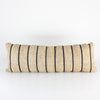 Handwoven Cotton Striped Lumbar Cushion 110cm x 40cm