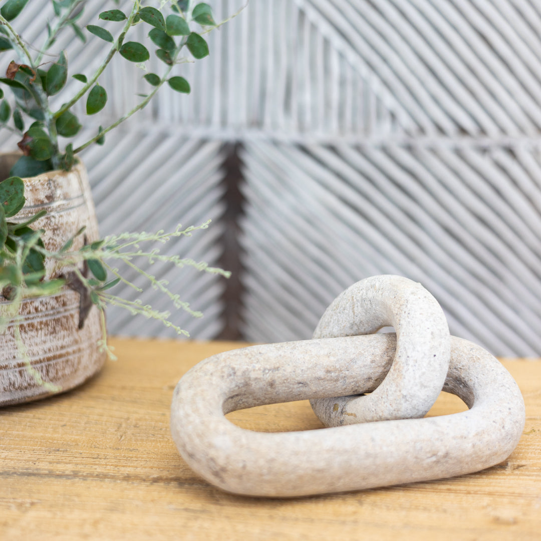 OUTLET : Shana : Lime Stone Double Chain