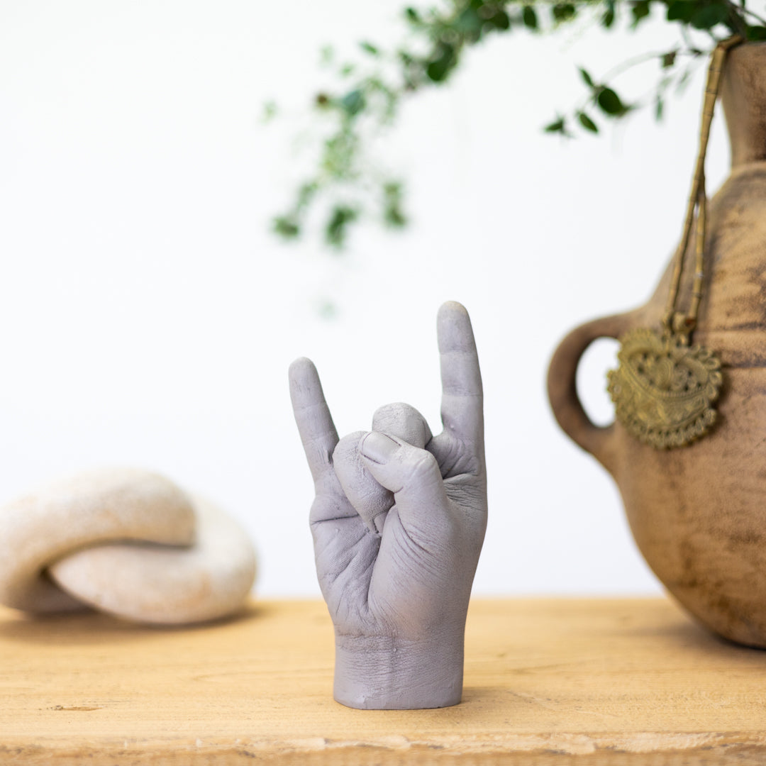 Rock On : Carved Hand Statue
