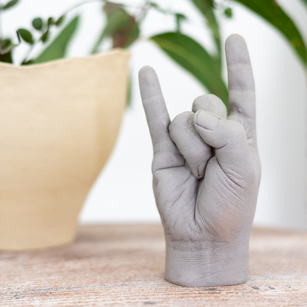 Rock On : Carved Hand Statue