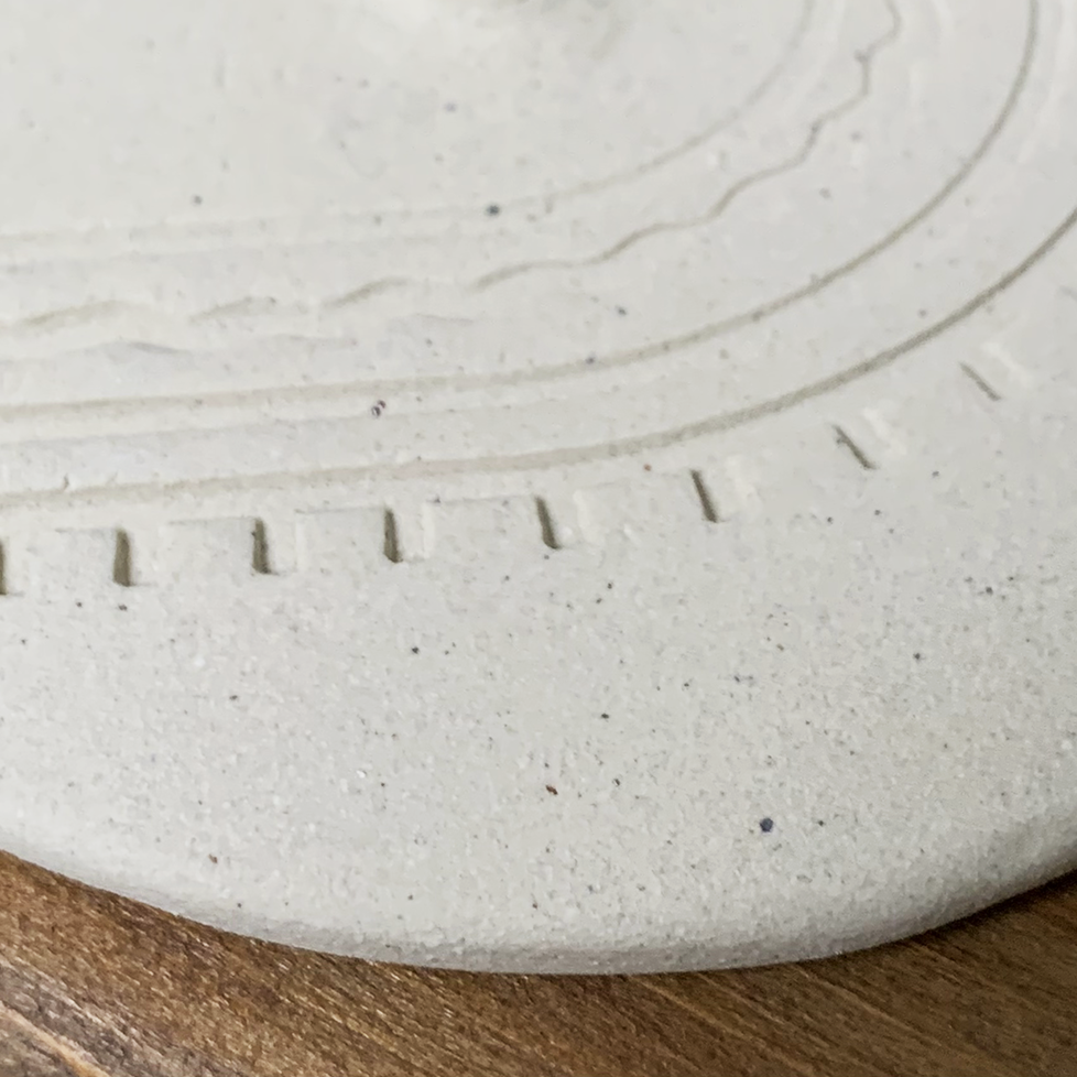 Eko : Ceramic Round Incense Holder