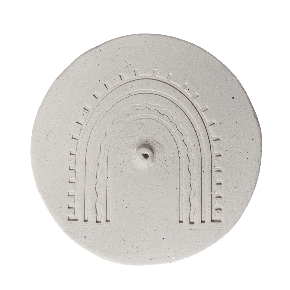 Eko : Ceramic Round Incense Holder