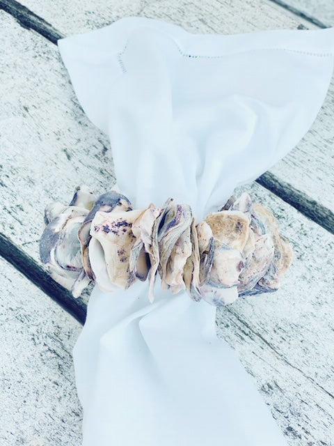 OYSTER NAPKIN RING - SET OF FOUR