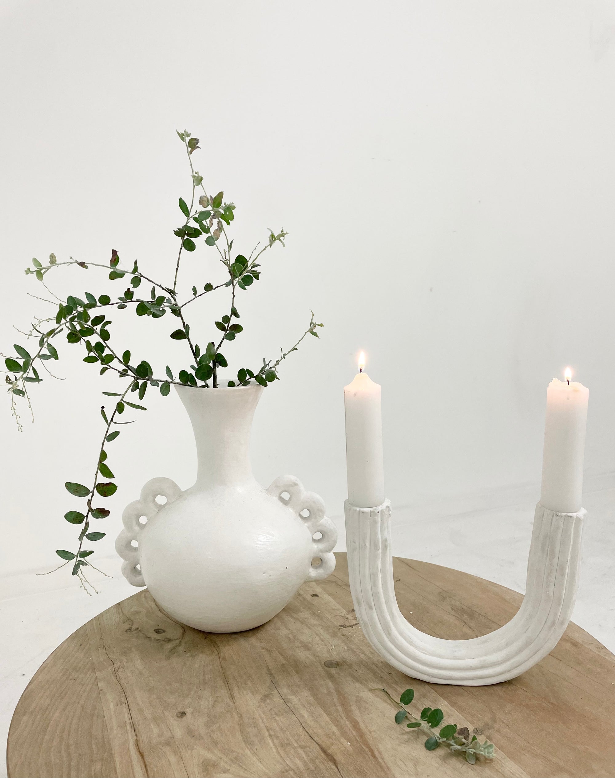 Frill : Vase White