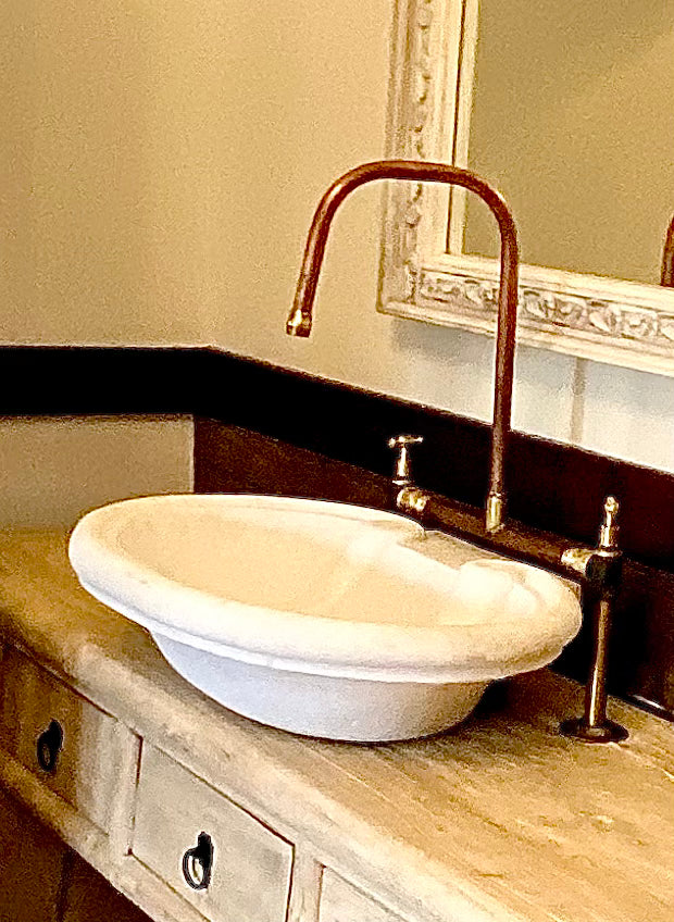 Eshana : Carved Marble Basin