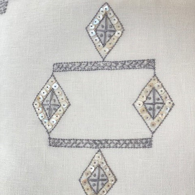Indian Linen Cushion, Square