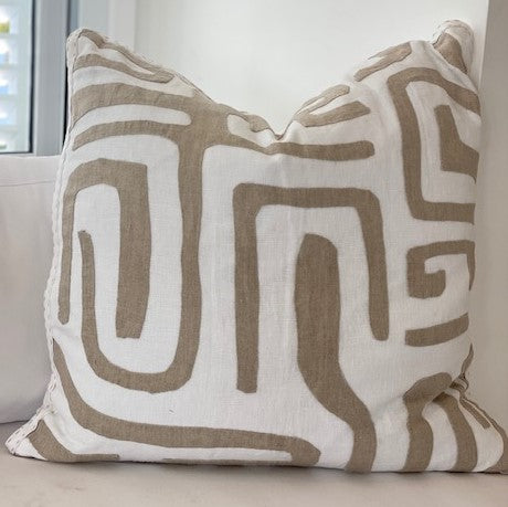 Imana : Indian Linen Cushion, Square