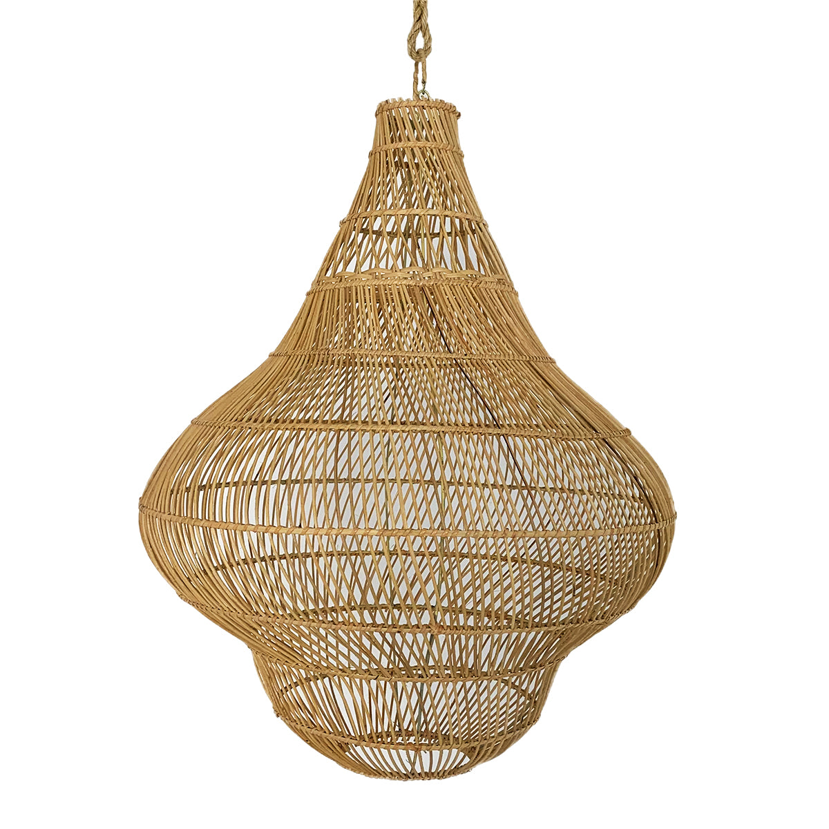 Susan : Moroccan style Rattan Pendant, Natural