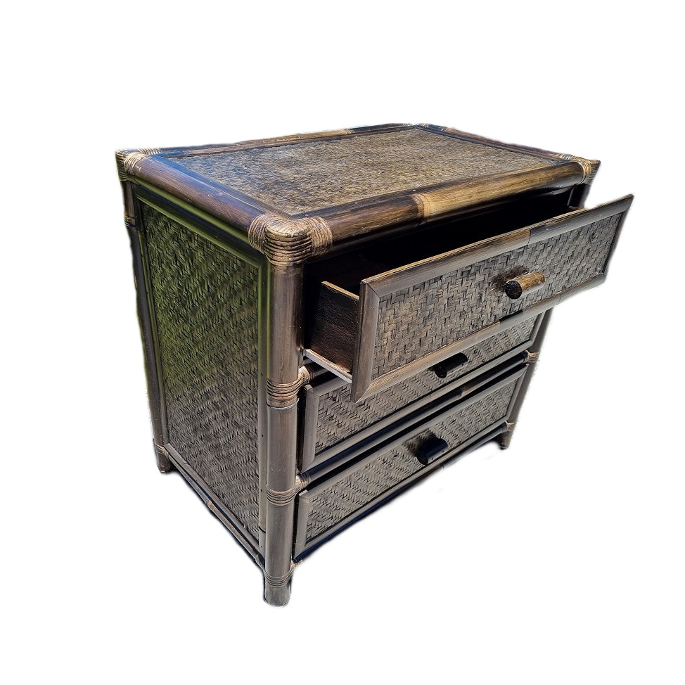 Bamboo 3 Drawer Chest