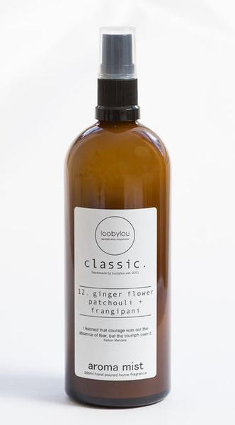 AROMA MIST 'ginger flower, patchouli + frangipani'