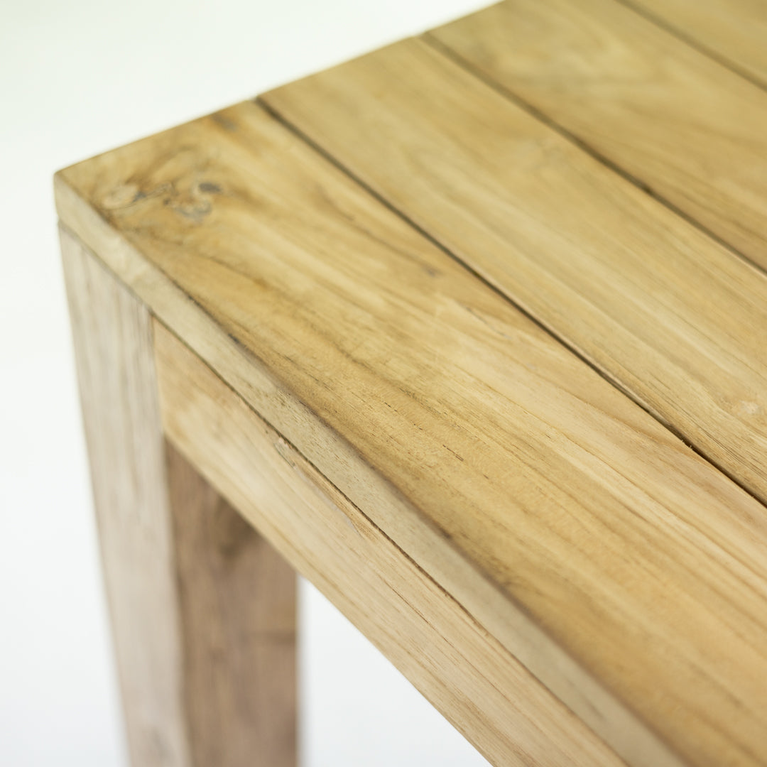 Gesang : Small Outdoor Cafe Dining Table, Bleached