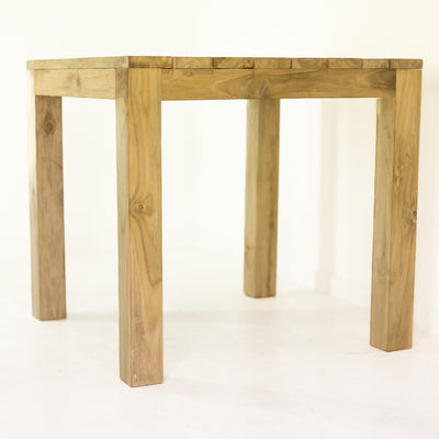 'Gesang' Small Outdoor Cafe Dining Table, Bleached
