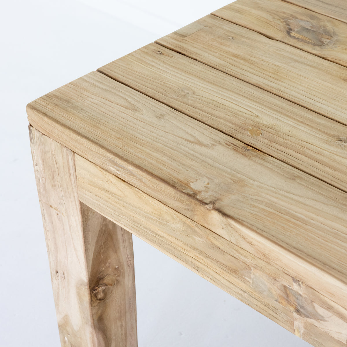 Mustika : Outdoor Dining Table, Bleached