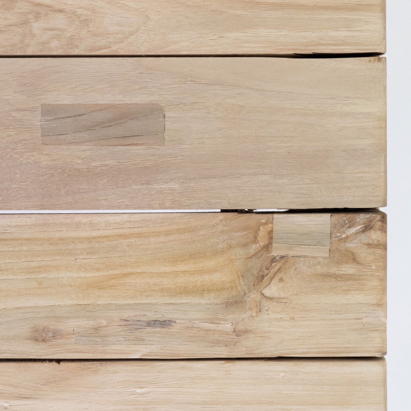 Mustika : Outdoor Dining Table, Bleached