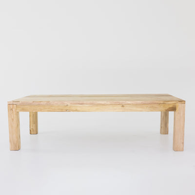 Banyu Outdoor Coffee Table, Bleached