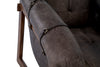 Miguel Leather Arm Chair, Ebony