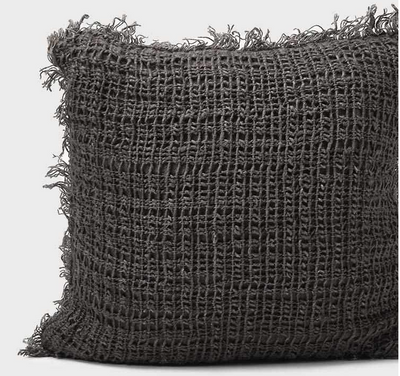 Rustica Linen Cushion - charcoal 
50 x 50cm