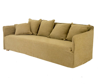 'Khalia' 3 Seater Sofa, Wheat COVER