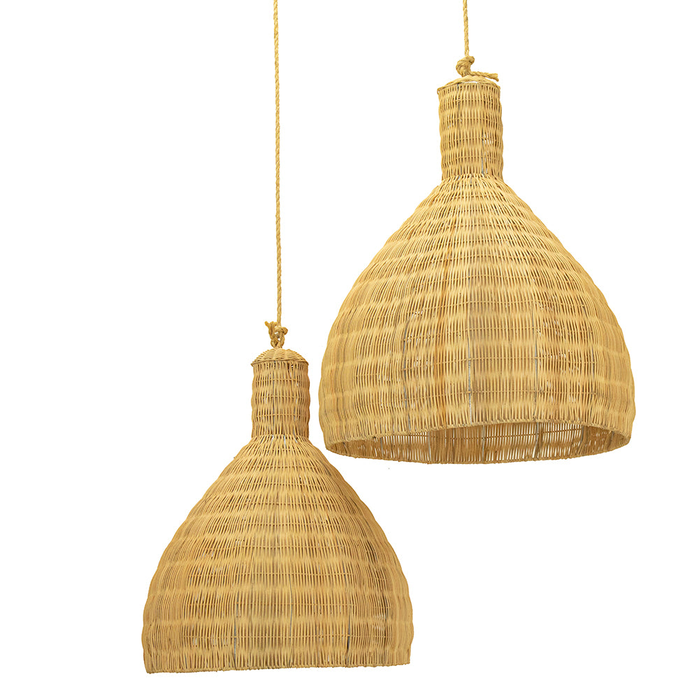 Keeya Rattan Beehive Pendant 50cm diam x 60cm h