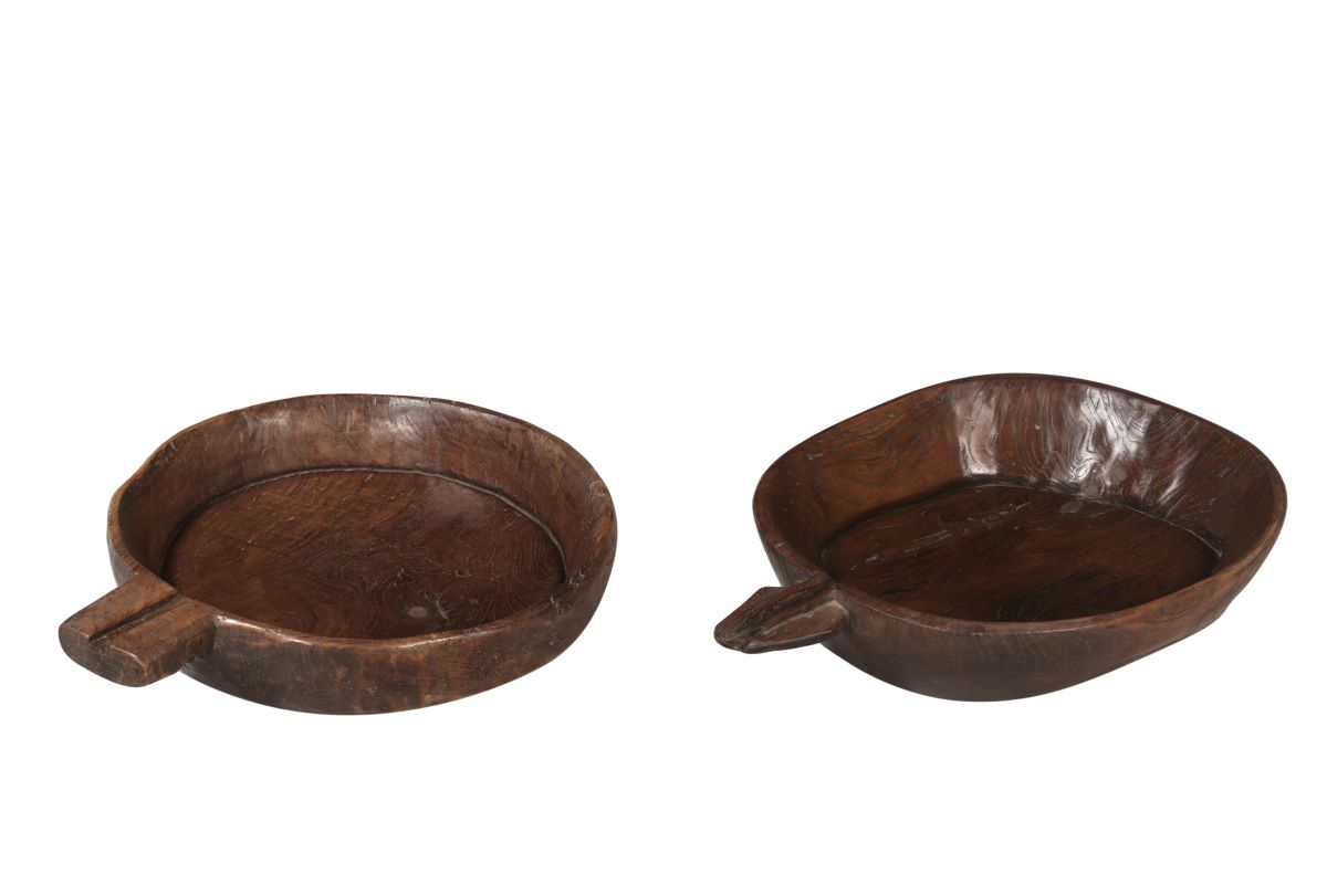 Partu :  Indian Teak Parat Bowl, Dark