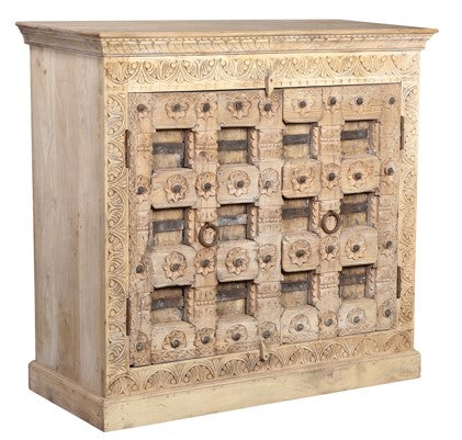 Astana : Carved 2 Door Cabinet.