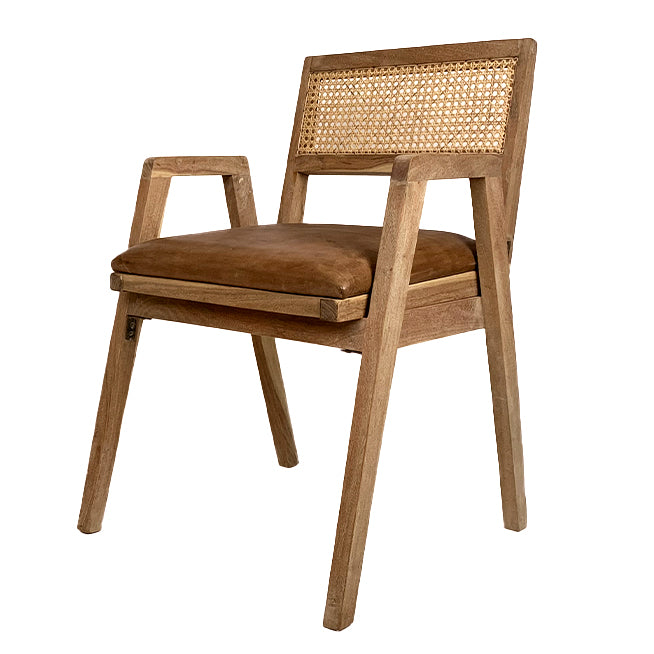 Zayn : Leather Dining Chair