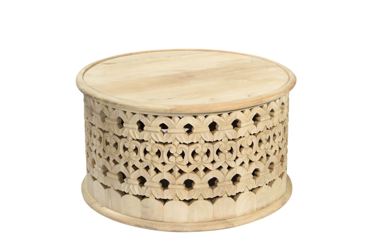 Jhansi Indian Coffee Table, Natural