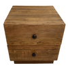 'Addo' Bedside Table, Natural Old Elm, Small
