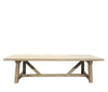Benjamin Farmhouse Dining Table 3m, Bleached