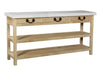 Oli, Marble Top 3 Drawer Console