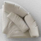 Obi Corner, White
