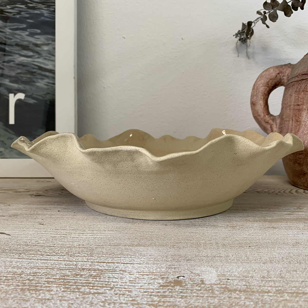 Dosi : Ceramic Salad Bowl, hand made.