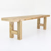 'Gemi' Outdoor Bench Seat, Bleached