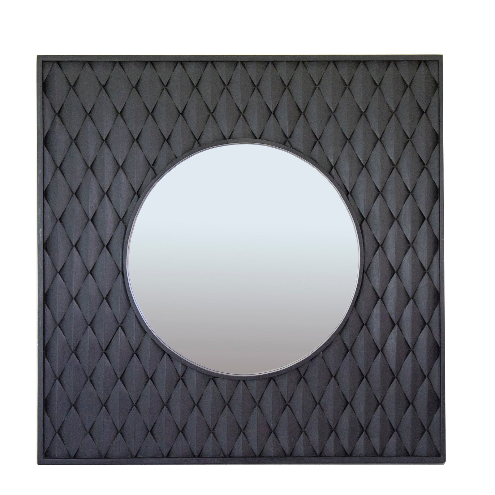 'Rayan' Mirror Raised Diamond Pattern