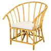 Antique Style Arm Chair, Natural