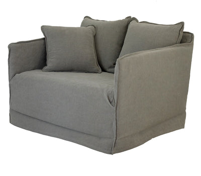 'Khalia' Single Seater Sofa, Taupe
